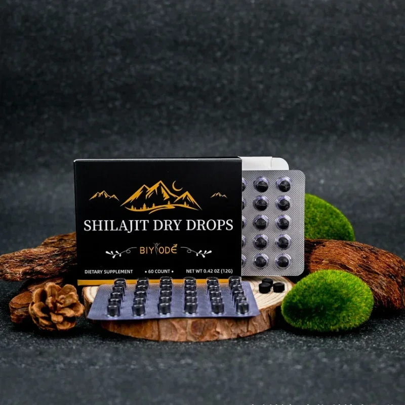 Health Wellness Products - 1 ขวด 60 เม็ด Shilajit Tablets