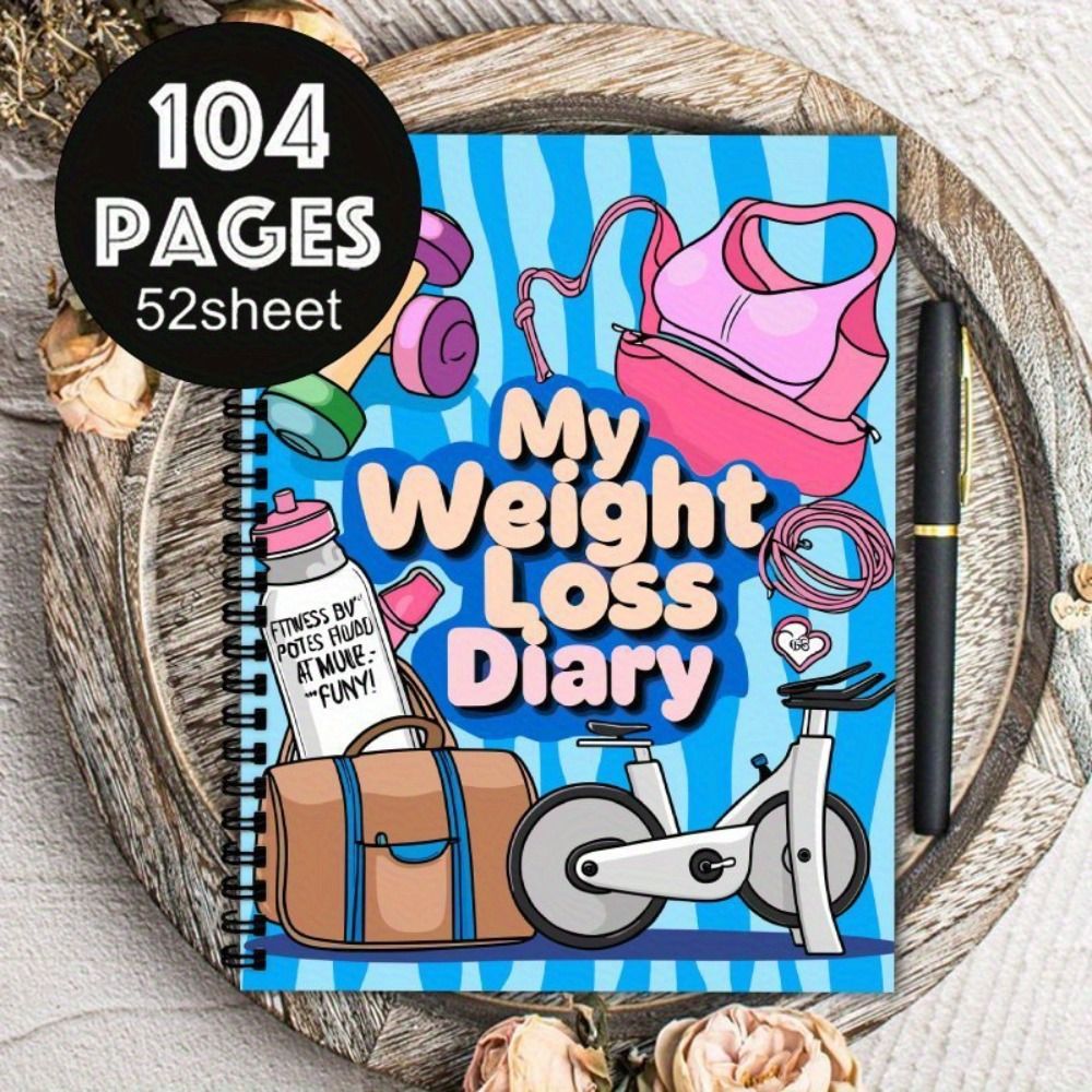 สมุดวางแผนการลดน้ำหนักและติดตา - Health Wellness Planner บทวิจารณ์และราคา